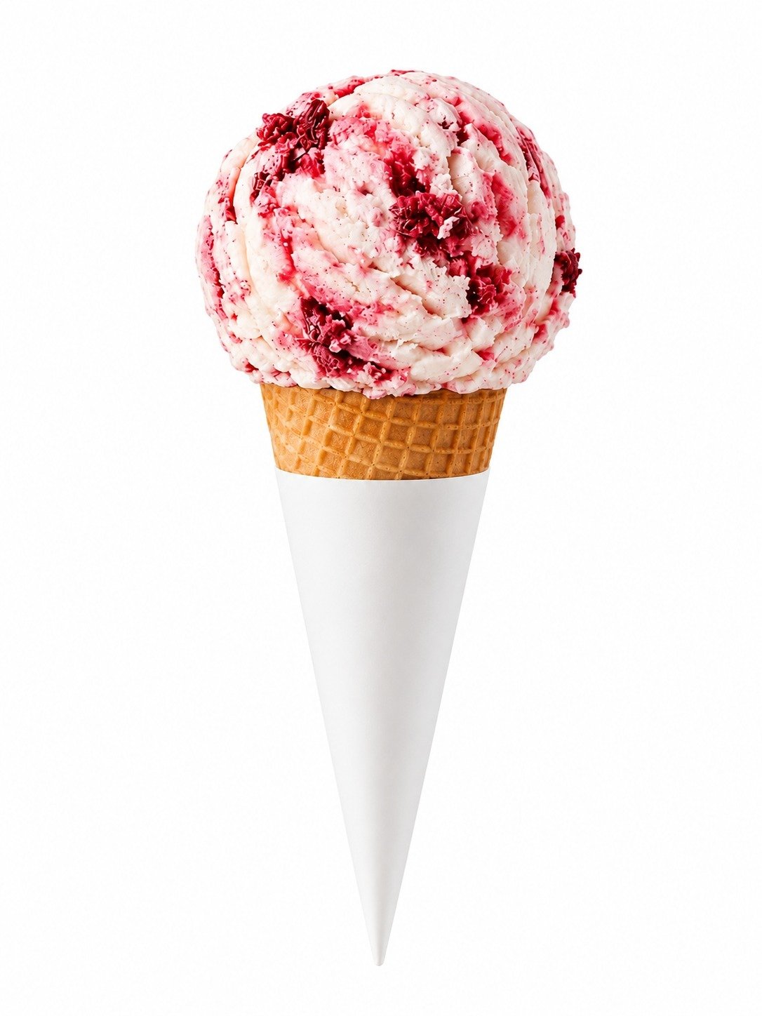 Helado de Fresa con Queso
